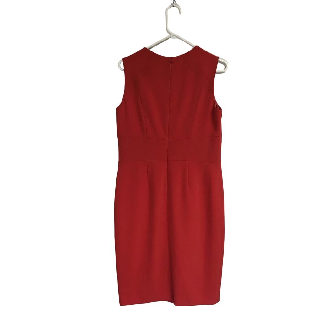 Kasper Red Sleeveless Dress Size 8‎